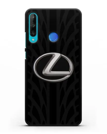 Чехол с логотипом Lexus с протектором шин силиконовый для Honor 9C