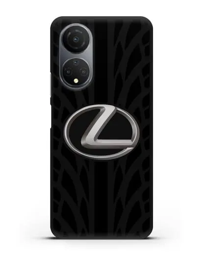 Чехол с логотипом Lexus с протектором шин силиконовый для Honor X7