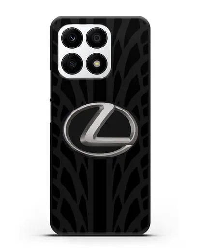 Чехол с логотипом Lexus с протектором шин силиконовый для Honor X8a