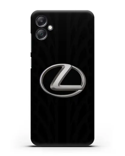 Чехол с логотипом Lexus с протектором шин силиконовый для Samsung Galaxy A05 [SM-A055]