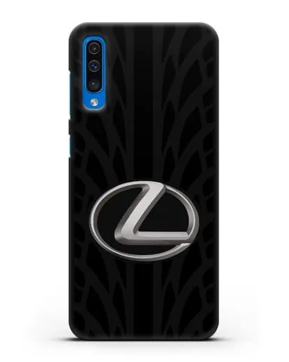 Чехол с логотипом Lexus с протектором шин силиконовый для Samsung Galaxy A50