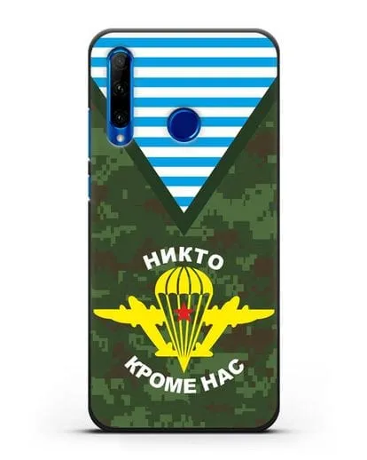Чехол Камуфляж, тельняшка с символикой ВДВ силиконовый для Honor 10i