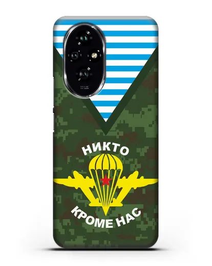 Чехол Камуфляж, тельняшка с символикой ВДВ силиконовый для Honor 200