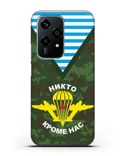 Чехол Камуфляж, тельняшка с символикой ВДВ силиконовый для Honor 200 Lite