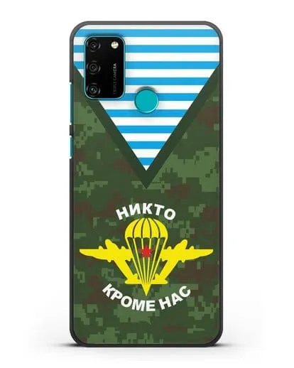 Чехол Камуфляж, тельняшка с символикой ВДВ силиконовый для Honor 9A