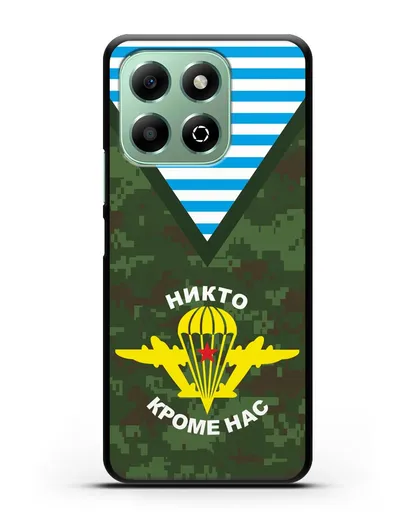 Чехол Камуфляж, тельняшка с символикой ВДВ силиконовый для Honor X6b