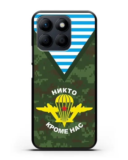 Чехол Камуфляж, тельняшка с символикой ВДВ силиконовый для Honor X8b