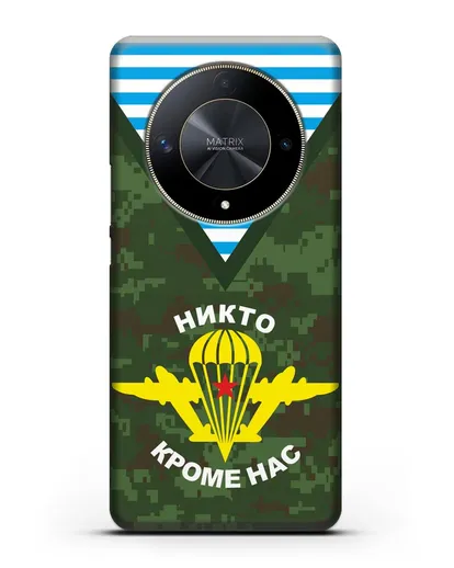 Чехол Камуфляж, тельняшка с символикой ВДВ силиконовый для Honor X9b