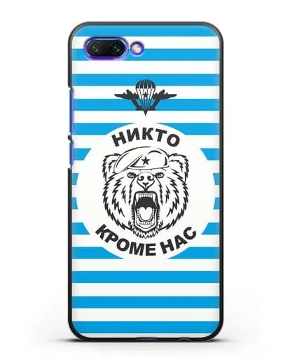 Чехол Майка-тельняшка с медведем силиконовый для Honor 10