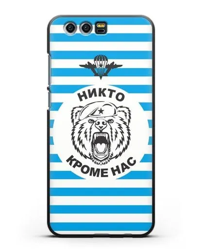 Чехол Майка-тельняшка с медведем силиконовый для Honor 9