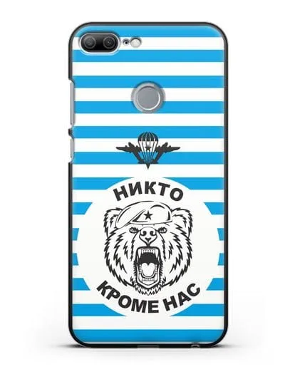 Чехол Майка-тельняшка с медведем силиконовый для Honor 9 Lite