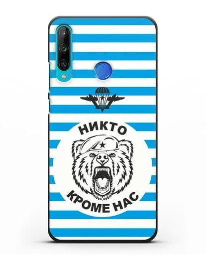 Чехол Майка-тельняшка с медведем силиконовый для Honor 9C