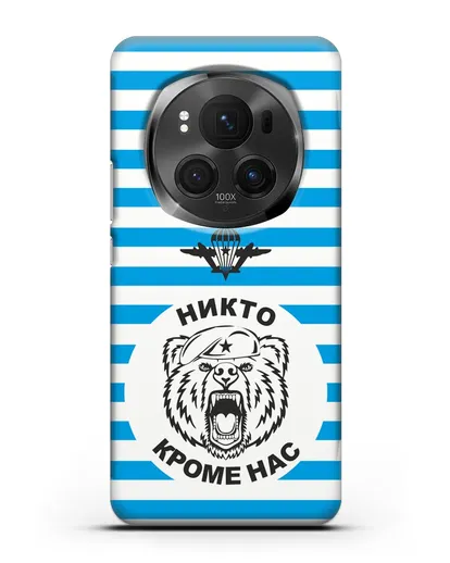 Чехол Майка-тельняшка с медведем силиконовый для Honor Magic 6 Pro