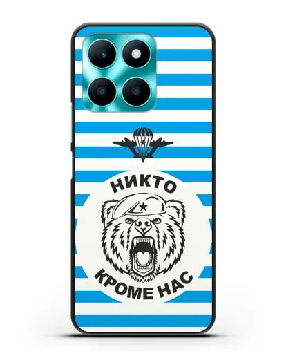 Чехол Майка-тельняшка с медведем силиконовый для Honor X6a