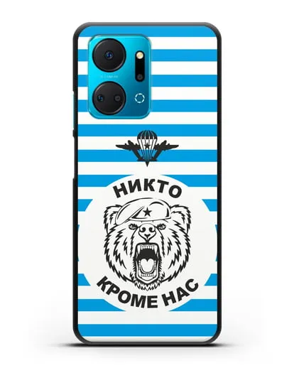 Чехол Майка-тельняшка с медведем силиконовый для Honor X7a Plus