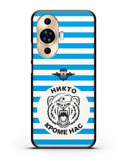 Чехол Майка-тельняшка с медведем силиконовый для Huawei Nova 11