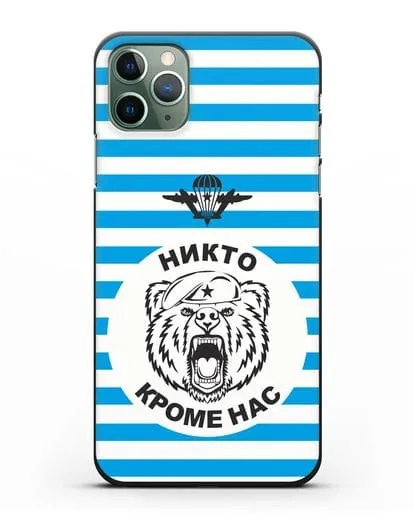 Чехол Майка-тельняшка с медведем силиконовый для iPhone 11 Pro Max