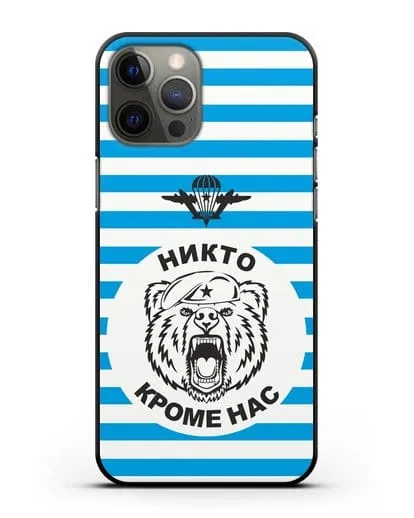 Чехол Майка-тельняшка с медведем силиконовый для iPhone 12 Pro Max