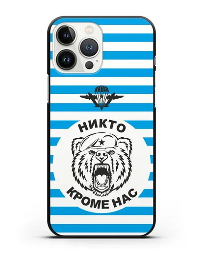 Чехол Майка-тельняшка с медведем силиконовый для iPhone 13 Pro Max