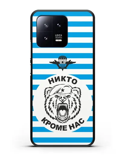 Чехол Майка-тельняшка с медведем силиконовый для Xiaomi 13