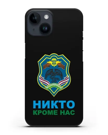 Чехол с гербом 38-й отдельной гвардейской десантно-штурмовой бригады силиконовый для iPhone 14