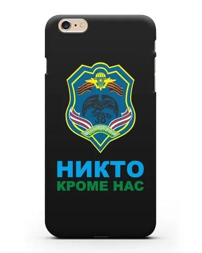 Чехол с гербом 38-й отдельной гвардейской десантно-штурмовой бригады силиконовый для iPhone 6s Plus