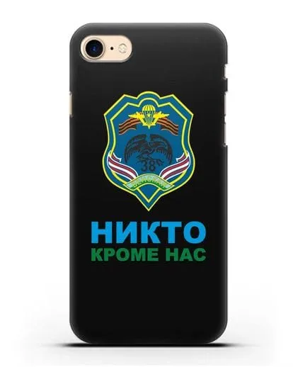 Чехол с гербом 38-й отдельной гвардейской десантно-штурмовой бригады силиконовый для iPhone 8