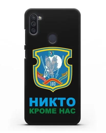 Чехол с гербом 103-й отдельной гвардейской воздушно-десантной бригады силиконовый для Samsung Galaxy M11 [SM-M115F]