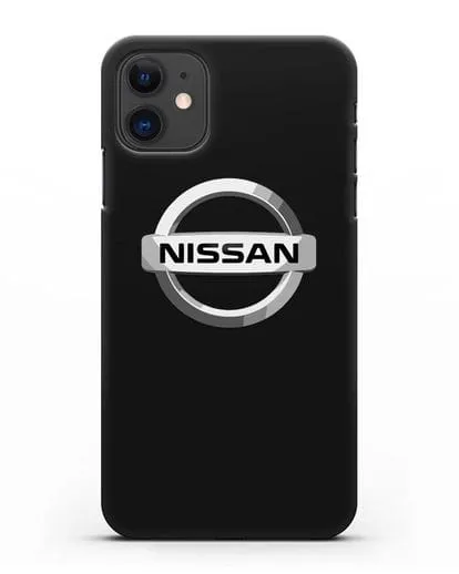 Чехол с логотипом Nissan силиконовый для iPhone 11