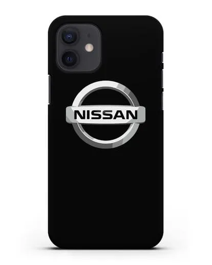 Чехол с логотипом Nissan силиконовый для iPhone 12