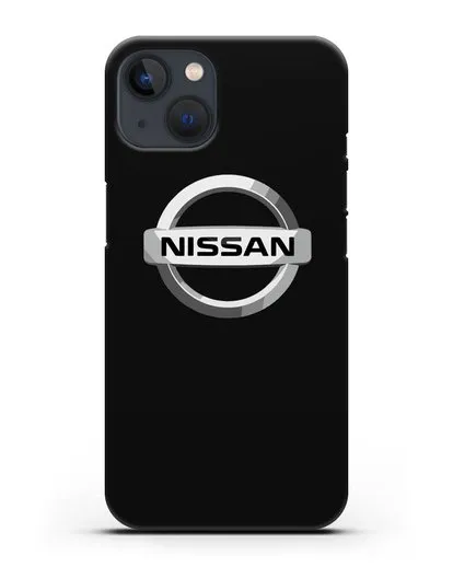 Чехол с логотипом Nissan силиконовый для iPhone 13