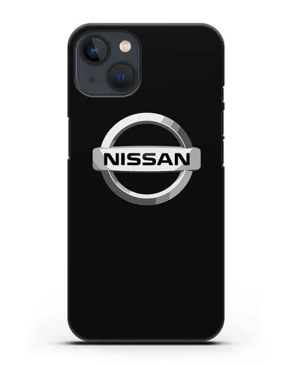 Чехол с логотипом Nissan силиконовый для iPhone 13 Mini