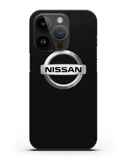 Чехол с логотипом Nissan силиконовый для iPhone 14 Pro