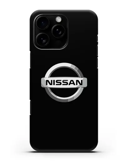 Чехол с логотипом Nissan силиконовый для iPhone 16 Pro Max