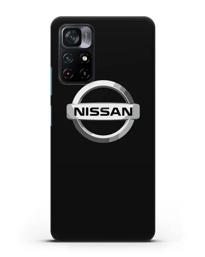 Чехол с логотипом Nissan силиконовый для Xiaomi Poco M4 Pro 5G