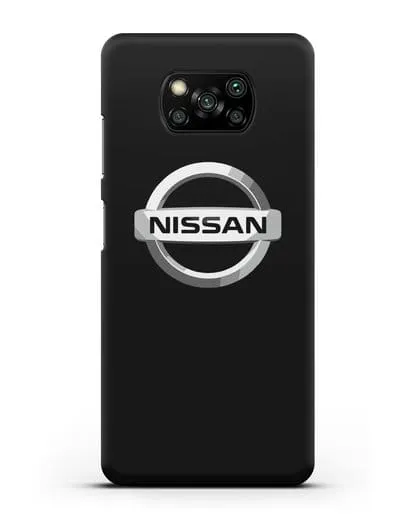 Чехол с логотипом Nissan силиконовый для Xiaomi Poco X3