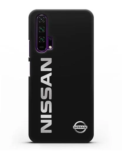 Чехол с надписью Nissan и логотипом силиконовый для Honor 20 Pro