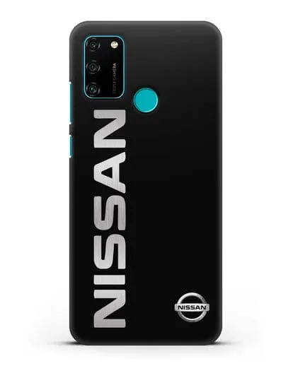 Чехол с надписью Nissan и логотипом силиконовый для Honor 9A