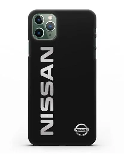 Чехол с надписью Nissan и логотипом силиконовый для iPhone 11 Pro Max