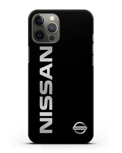 Чехол с надписью Nissan и логотипом силиконовый для iPhone 12 Pro Max