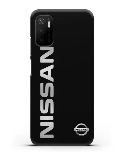 Чехол с надписью Nissan и логотипом силиконовый для Xiaomi Poco M3 Pro