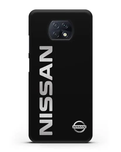 Чехол с надписью Nissan и логотипом силиконовый для Xiaomi Redmi Note 9T