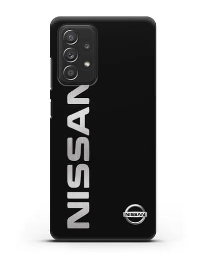 Чехол с надписью Nissan и логотипом силиконовый для Samsung Galaxy A53