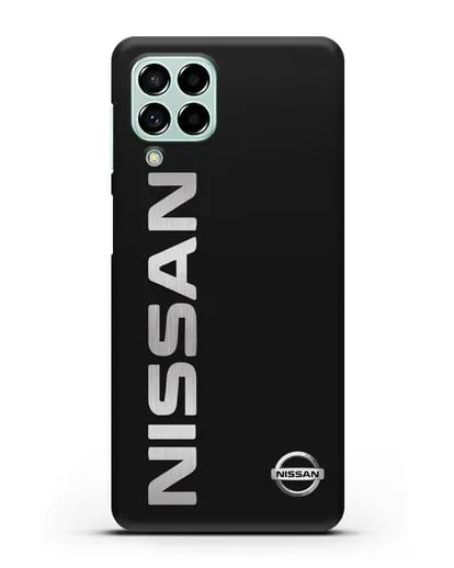 Чехол с надписью Nissan и логотипом силиконовый для Samsung Galaxy M53 [SM-M536]