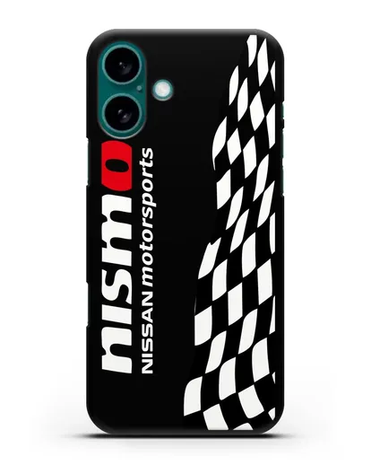Чехол Nissan Motorsports силиконовый для iPhone 16 Plus