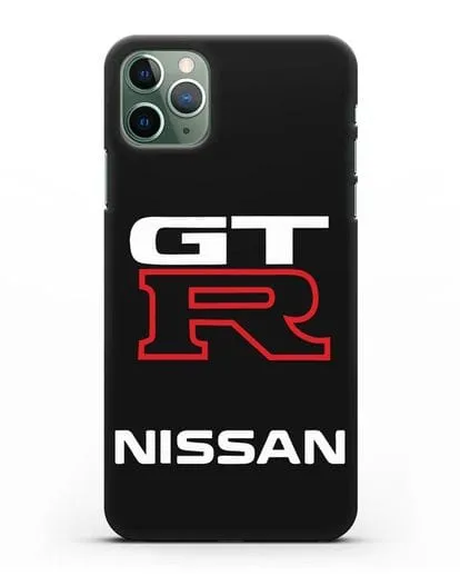 Чехол с надписью Nissan GTR силиконовый для iPhone 11 Pro
