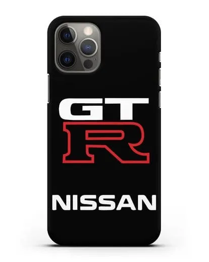 Чехол с надписью Nissan GTR силиконовый для iPhone 12 Pro