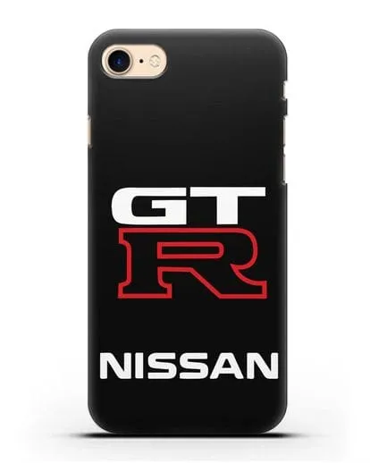 Чехол с надписью Nissan GTR силиконовый для iPhone 7