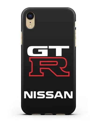 Чехол с надписью Nissan GTR силиконовый для iPhone XR