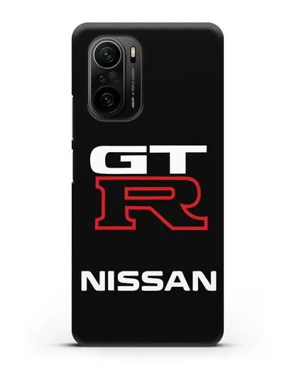 Чехол с надписью Nissan GTR силиконовый для Xiaomi Poco F3